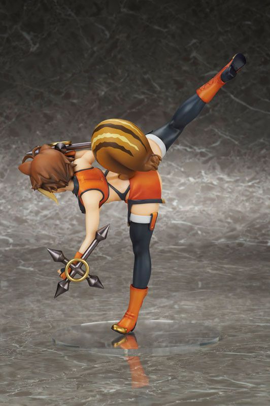 Erotic figure of erotic pose and under the breast and pants too erotic Makoto [BlazBlue] is exposed! 5
