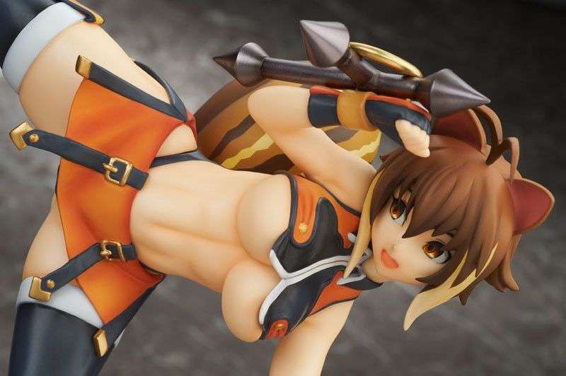 Erotic figure of erotic pose and under the breast and pants too erotic Makoto [BlazBlue] is exposed! 7
