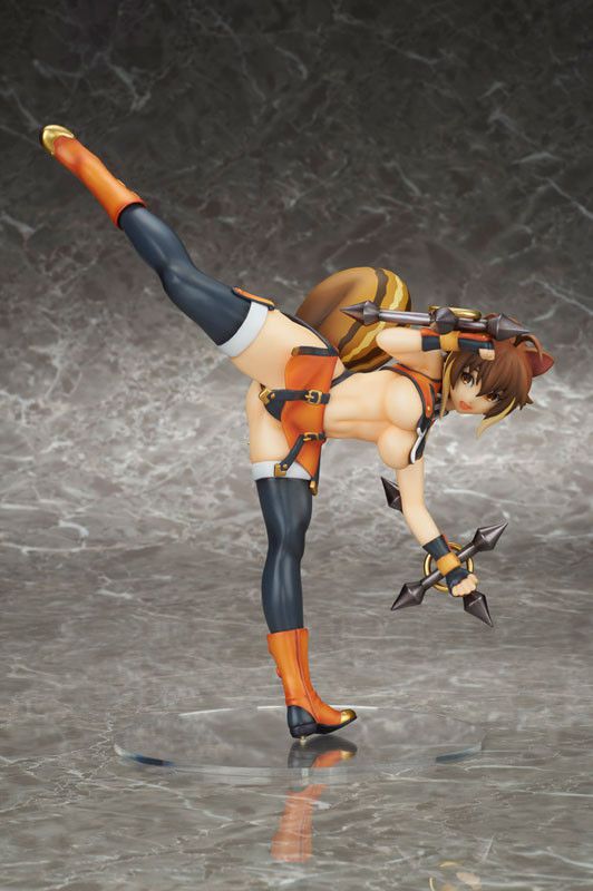 Erotic figure of erotic pose and under the breast and pants too erotic Makoto [BlazBlue] is exposed! 9