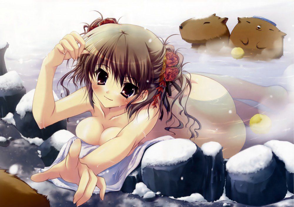 I tried to collect erotic images of bath and hot spring! 6