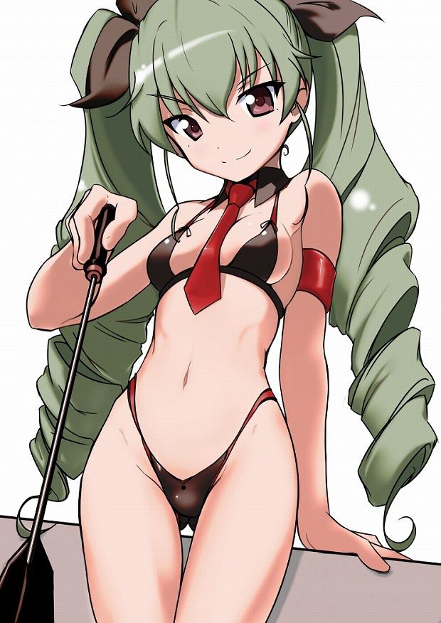 "Girls und Panzer" anchovy (Anzai chiyomi) Erotic swimsuit image 1 article 1