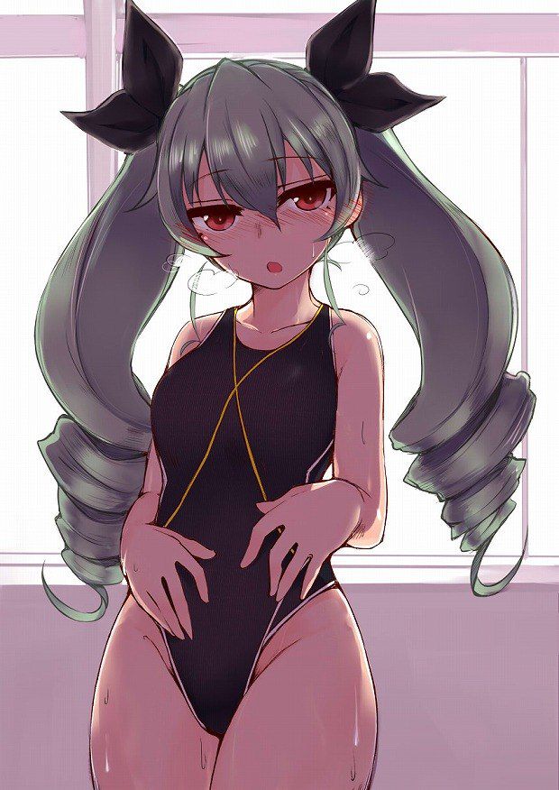 "Girls und Panzer" anchovy (Anzai chiyomi) Erotic swimsuit image 1 article 10