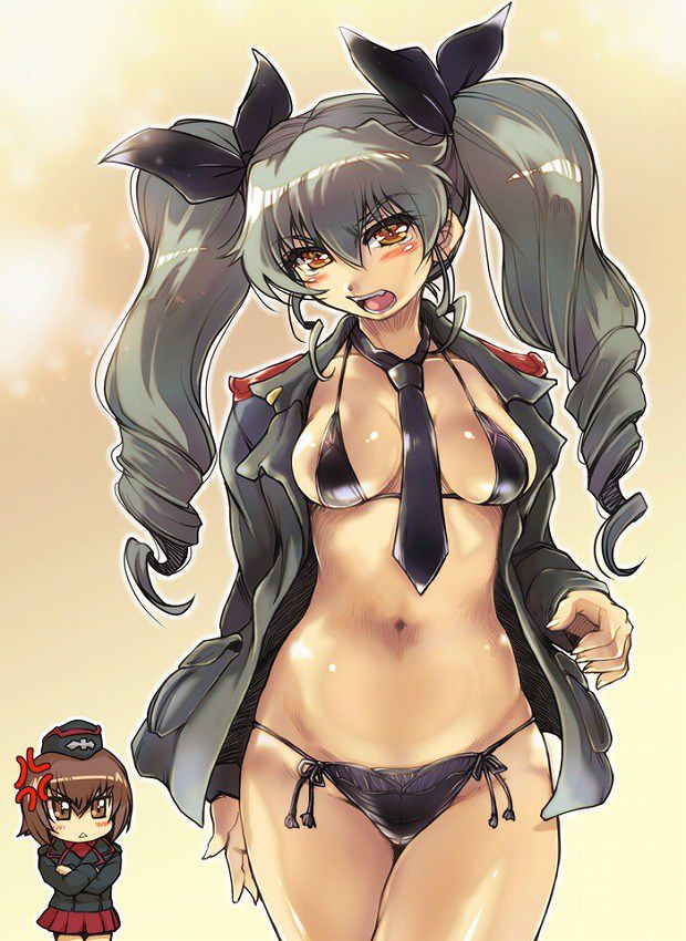 "Girls und Panzer" anchovy (Anzai chiyomi) Erotic swimsuit image 1 article 8