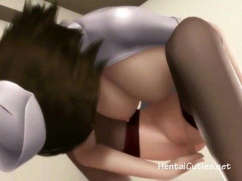 Anime hottie masturbating to orgasm - 5 min 5