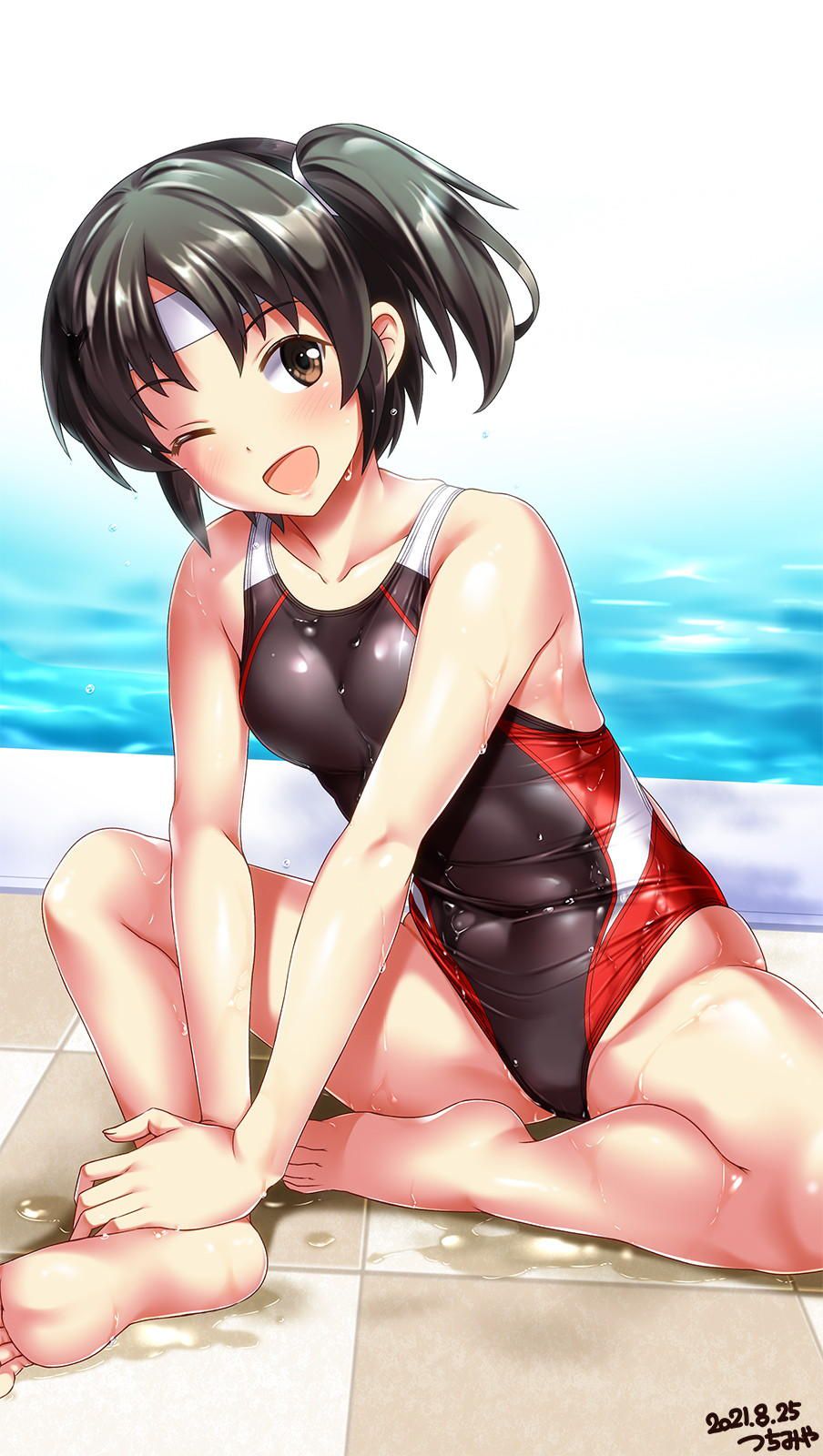 I'm going to put up an erotic cute image of a swimsuit! 9