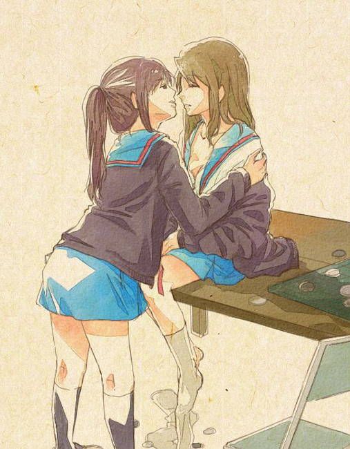 [Lesbian 50 sheets] girls are kissing each other secondary yuri image! Part10 11