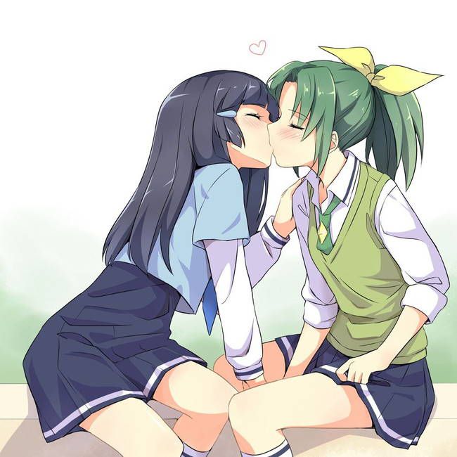 [Lesbian 50 sheets] girls are kissing each other secondary yuri image! Part10 12