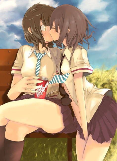 [Lesbian 50 sheets] girls are kissing each other secondary yuri image! Part10 41