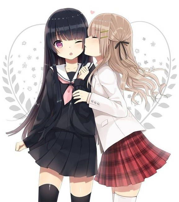 [Lesbian 50 sheets] girls are kissing each other secondary yuri image! Part10 43