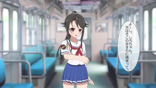 [Erotic anime] naughty Mischief Force play Sharevideos in the train to catch the hero entered the world of anime Pure School girls 8