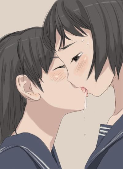 A thread that randomly pastes erotic images of yuri and lesbian 24