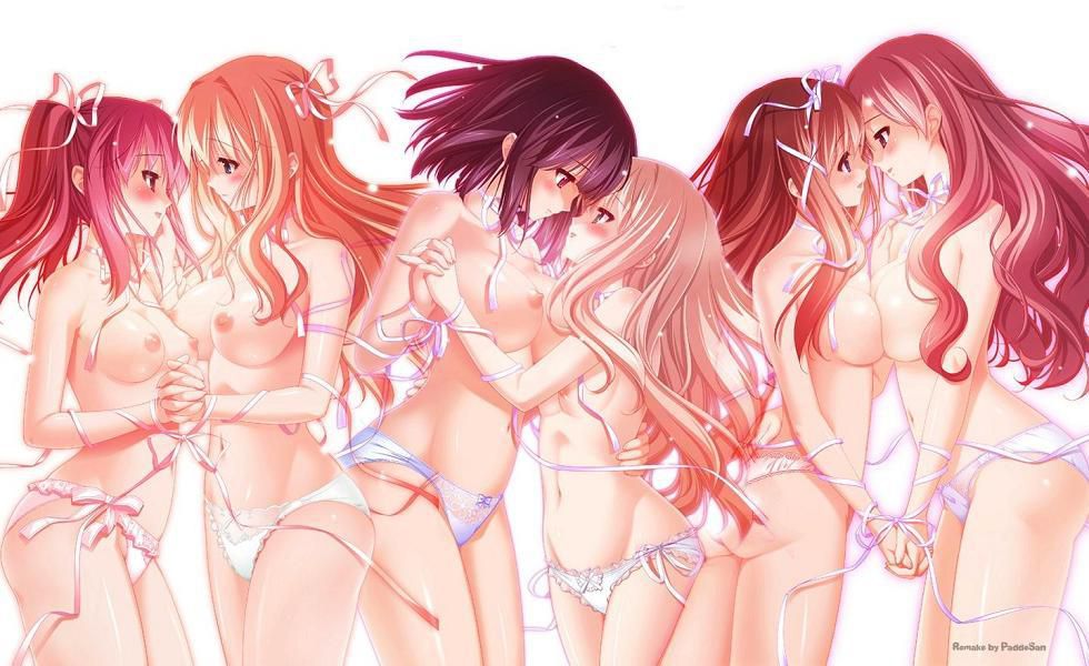 A thread that randomly pastes erotic images of yuri and lesbian 33
