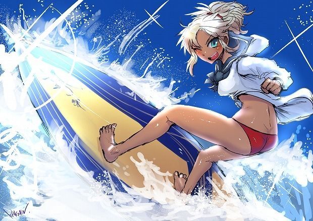 [Fate/APO Chestnut 31 pieces] Mode Red swimsuit Image Summary 4
