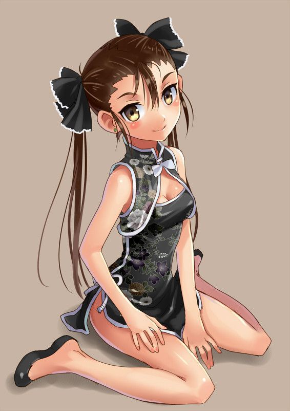Picture of China dress thighs are too much to peek from slit 19