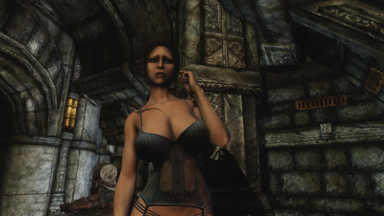 Skyrim Lara Croft)) 4
