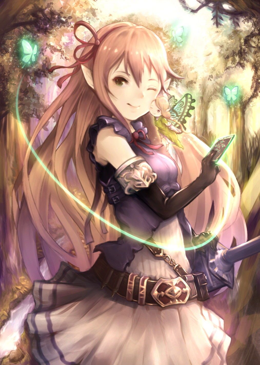 [Shadowverse (Shadow Bath)] erotic and Moe image ☆ Orthodox Girl Elf Arisa 3