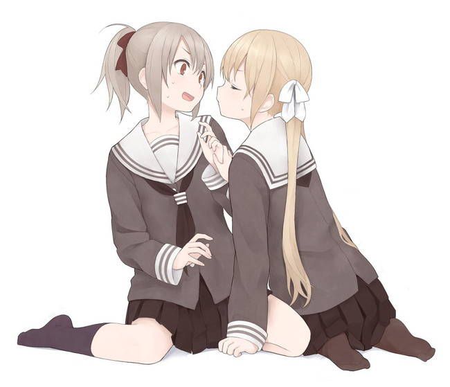 Want to see a lewd image of Yuri and lesbian? 36