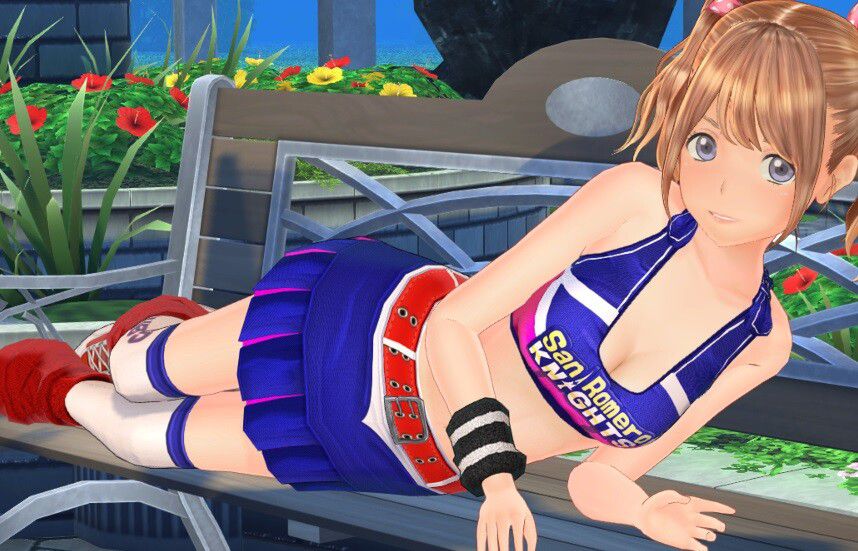 "LoveR" collaborated with "Lollipop Chainsaw" to implement a unique cheer costume! 1