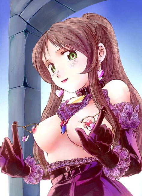 [44 Two-dimensional] erotic image of the girl who pierced nipple! part15 15