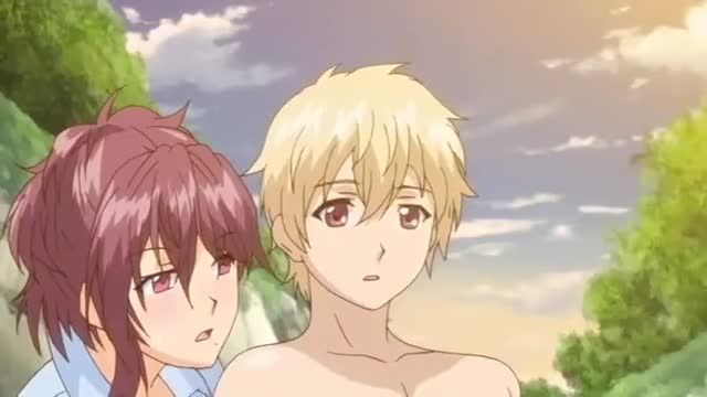 [Erotic Anime 3p] "Someone's coming! Beautiful girl and Paco rolled on the open beach of the South! 5