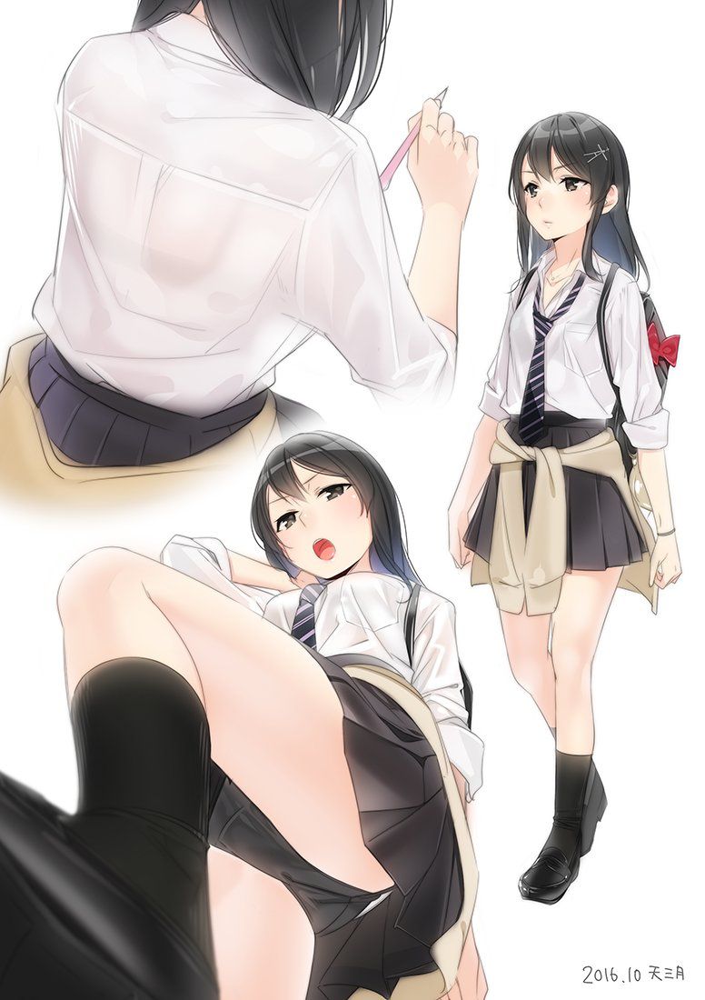 Secondary image of cute girl in uniform Figure 43 [school uniform, non-erotic] 14