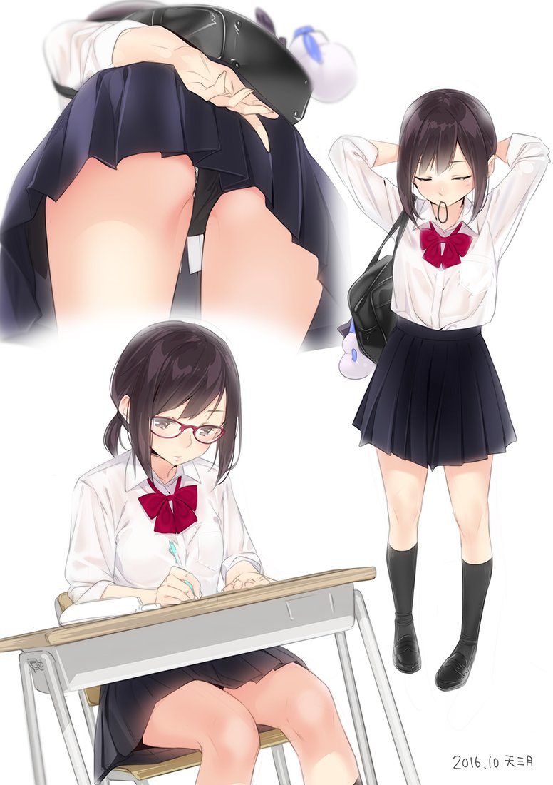 Secondary image of cute girl in uniform Figure 43 [school uniform, non-erotic] 15