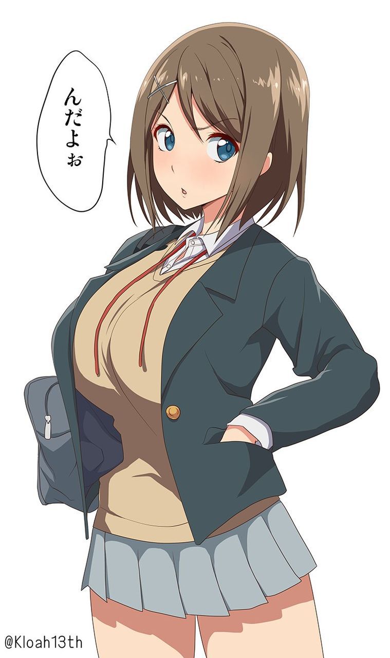 Secondary image of cute girl in uniform Figure 43 [school uniform, non-erotic] 18