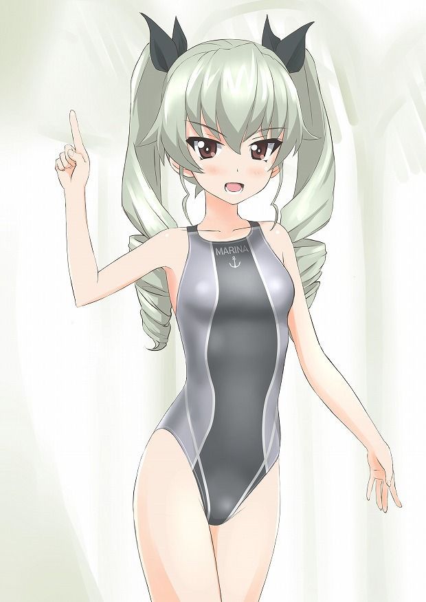 "Girls und Panzer 31" Erotic swimsuit image summary of anchovy 11