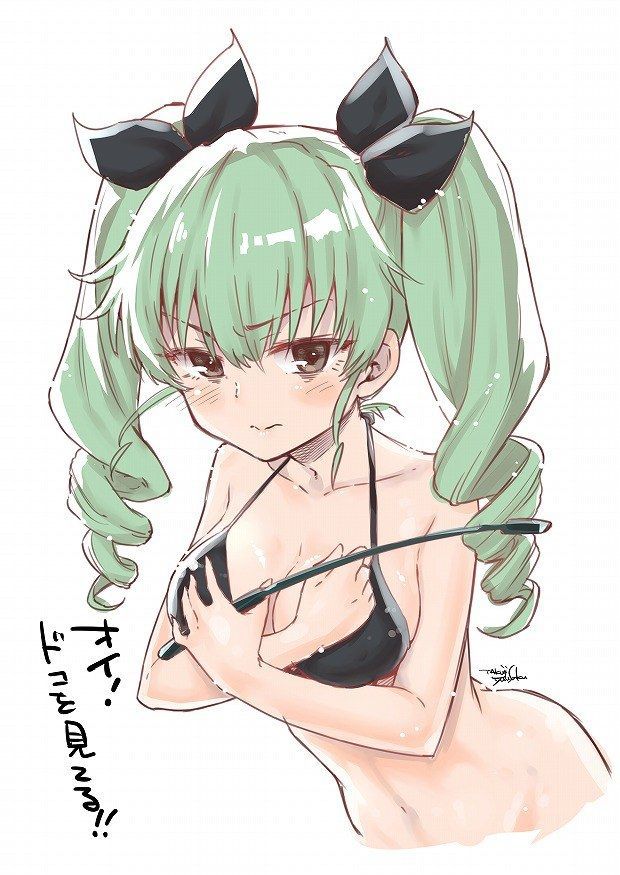 "Girls und Panzer 31" Erotic swimsuit image summary of anchovy 17
