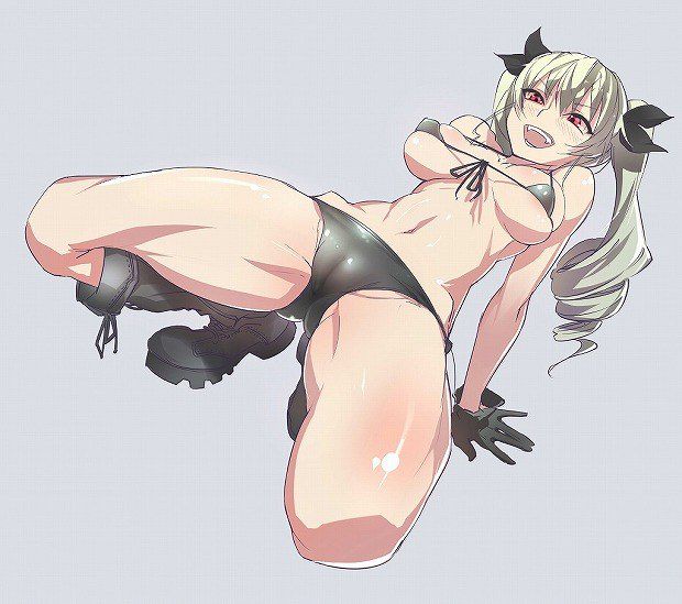 "Girls und Panzer 31" Erotic swimsuit image summary of anchovy 21