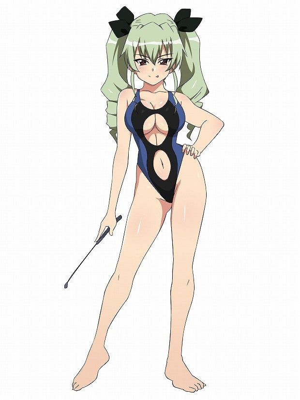 "Girls und Panzer 31" Erotic swimsuit image summary of anchovy 25
