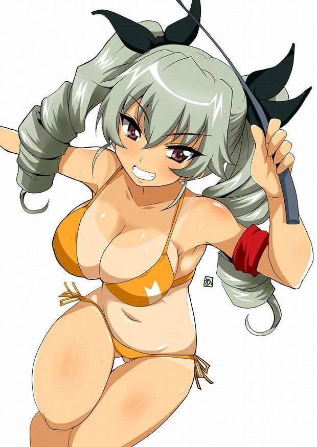 "Girls und Panzer 31" Erotic swimsuit image summary of anchovy 26
