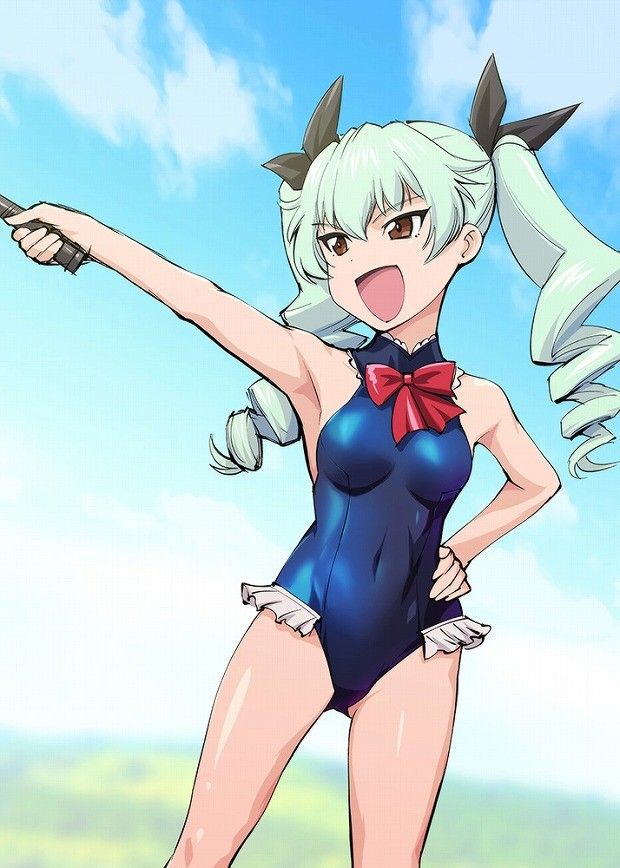 "Girls und Panzer 31" Erotic swimsuit image summary of anchovy 27