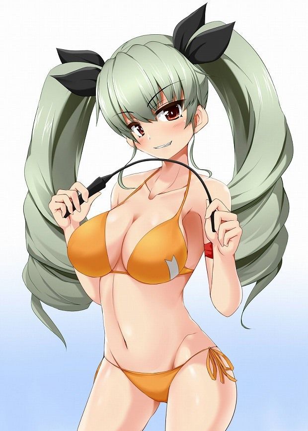 "Girls und Panzer 31" Erotic swimsuit image summary of anchovy 29