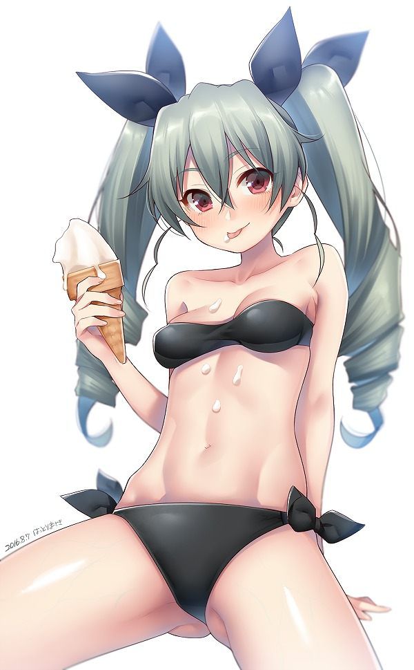 "Girls und Panzer 31" Erotic swimsuit image summary of anchovy 9
