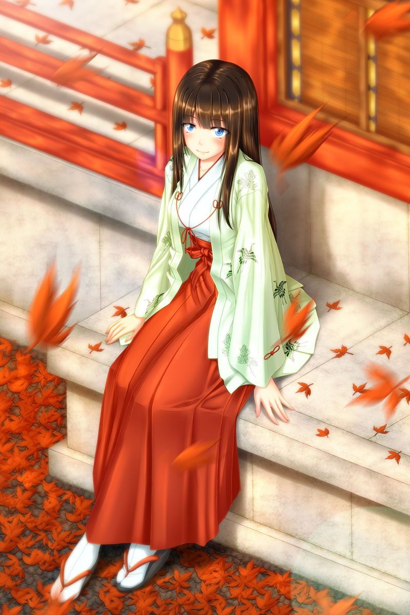 People who want to see erotic images of Miko gather! 9