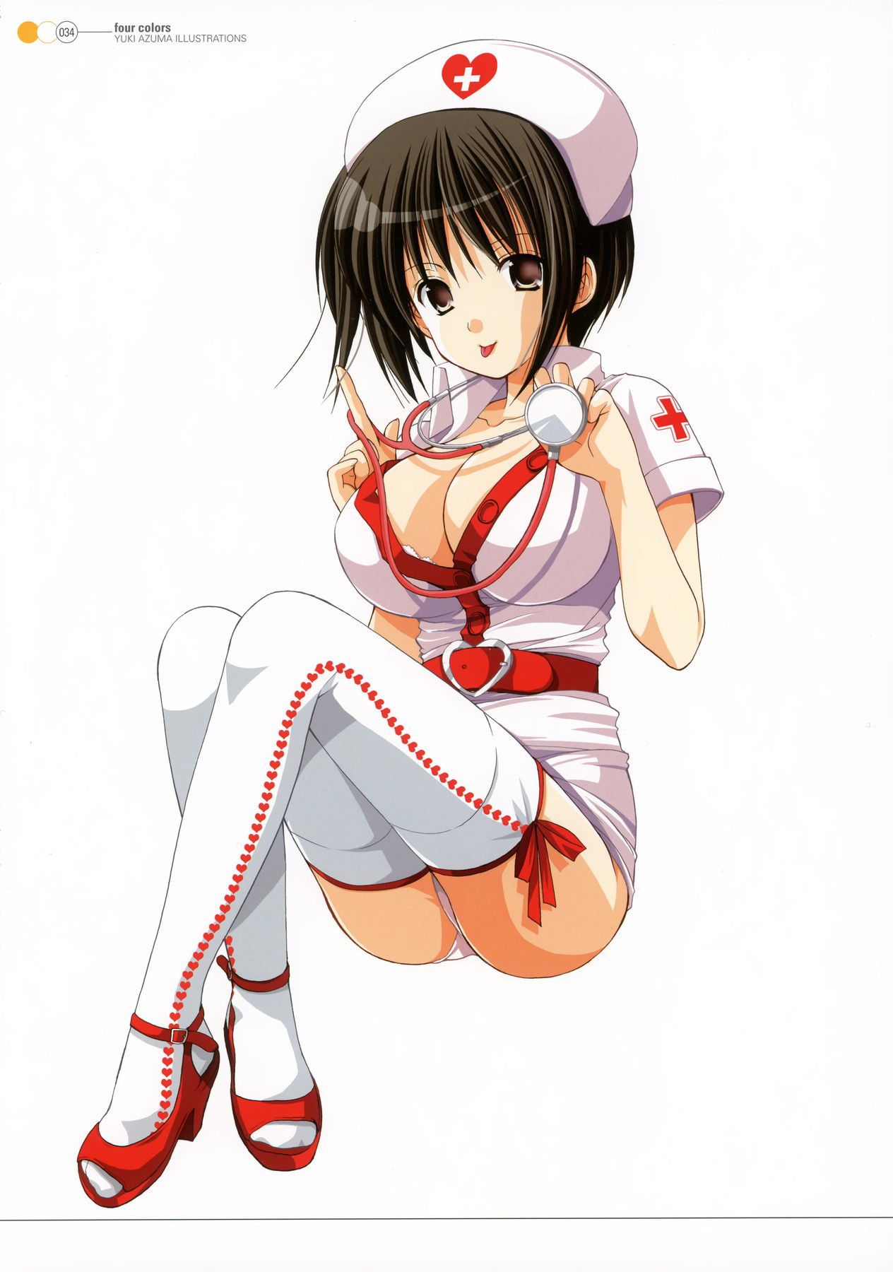 Be careful of heatstroke and heatstroke. Erotic nurse who will treat devotion with the body ♪ Maji Angel # 12 42