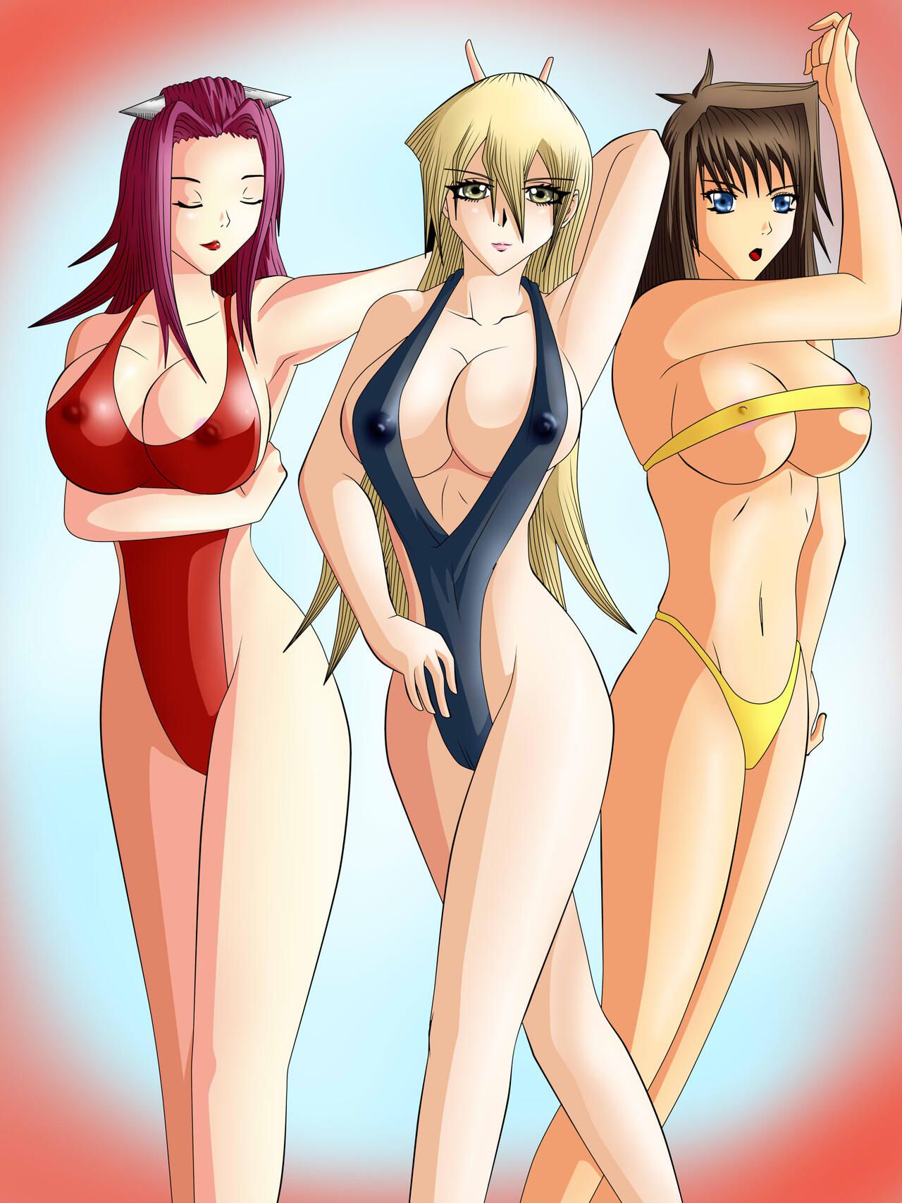 Anime girls in bikinis 112
