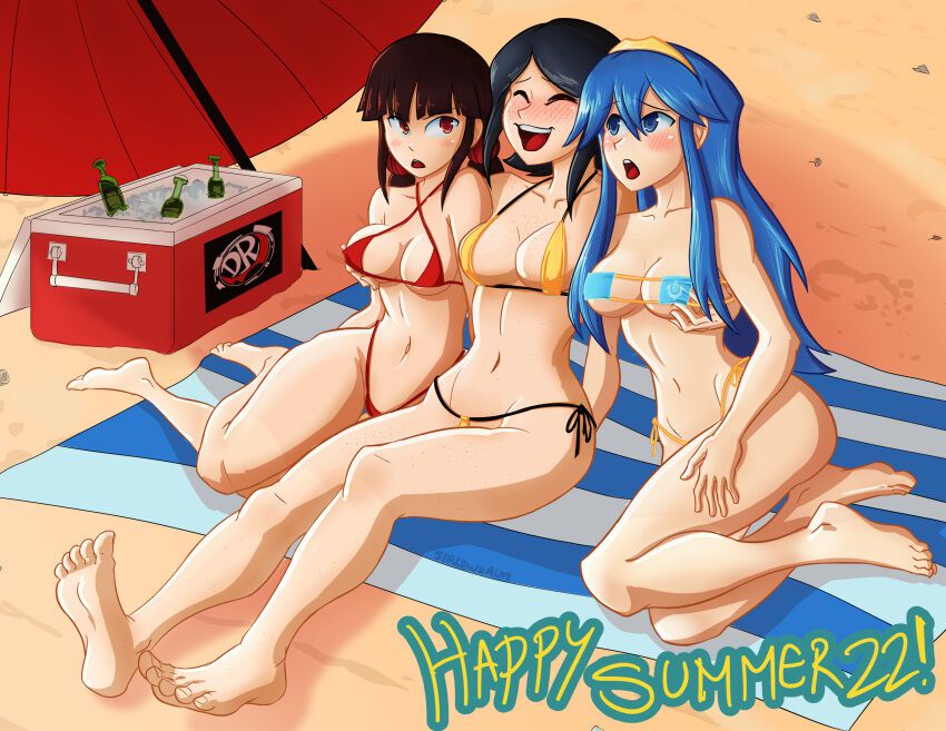 Anime girls in bikinis 123