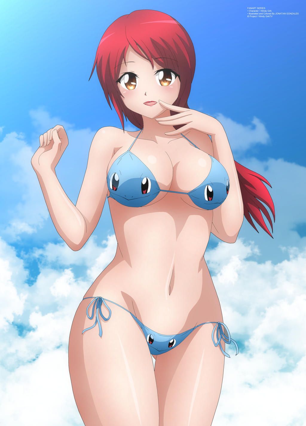 Anime girls in bikinis 22