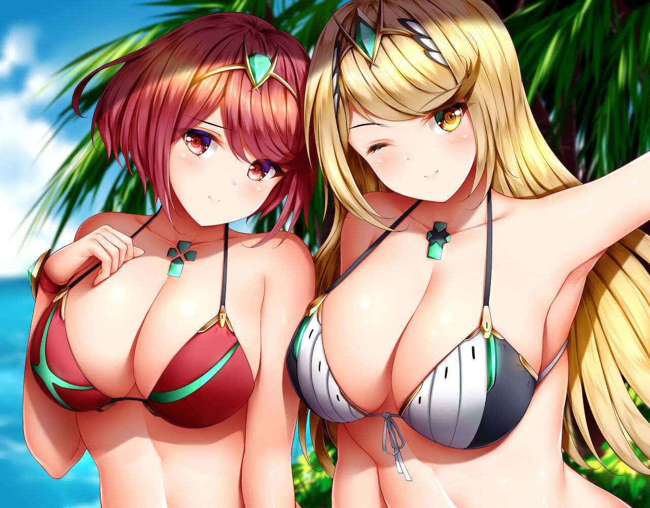 Anime girls in bikinis 30