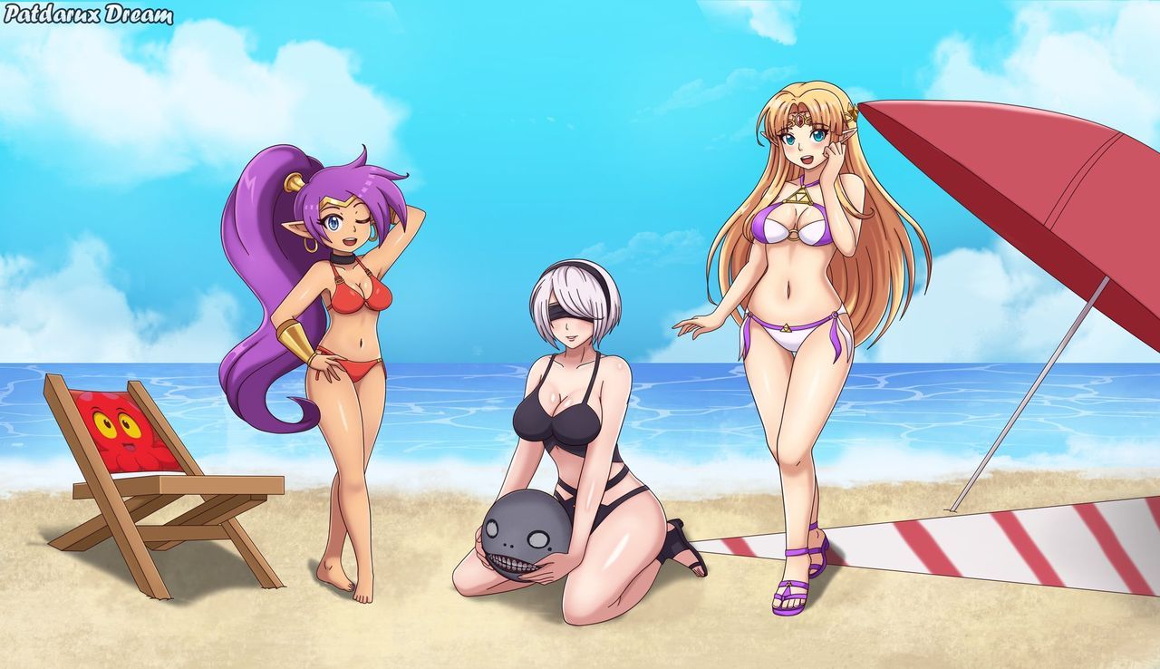 Anime girls in bikinis 33