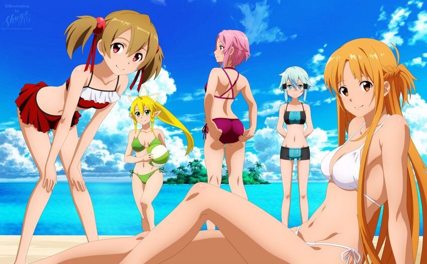 Anime girls in bikinis 79