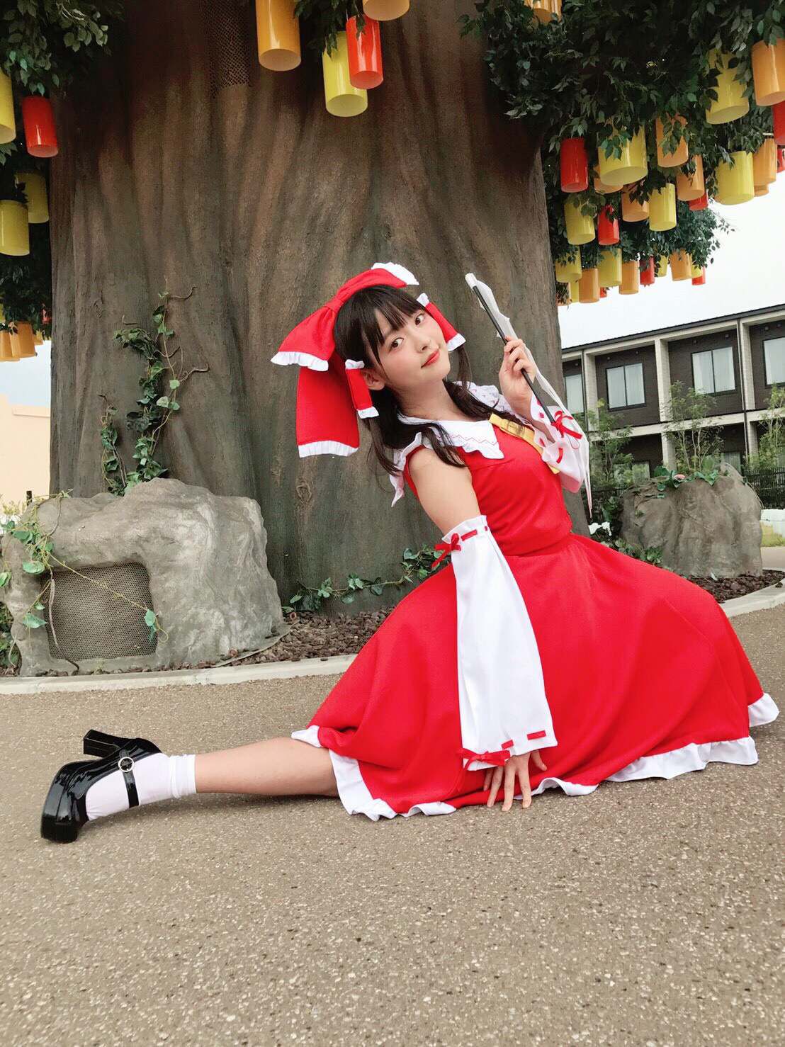 [Image] Sumire Kousaka's voice actor, discouraged erotic Reimu cosplay appearance without wwwww 3