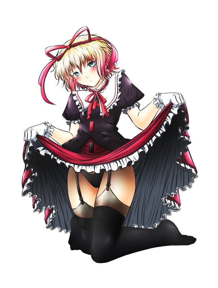 [August 2 day of pants] 90 pieces of black pants Touhou 49