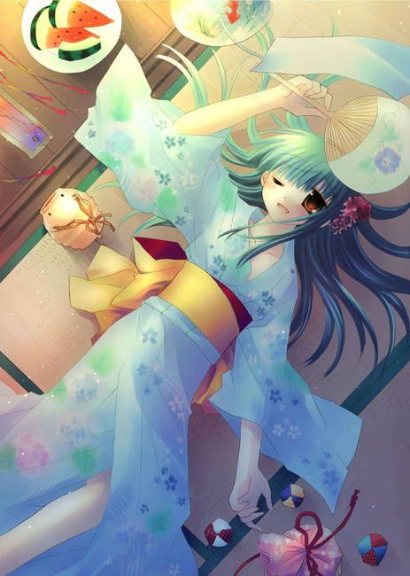 The image of kimono and yukata too erotic is foul! 16