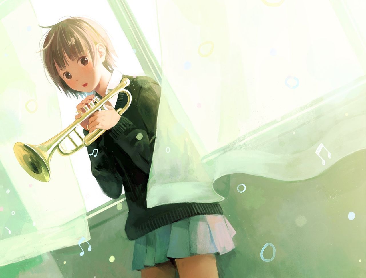 Secondary image of a pretty girl with a musical instrument Part 4 [non-erotic] 26