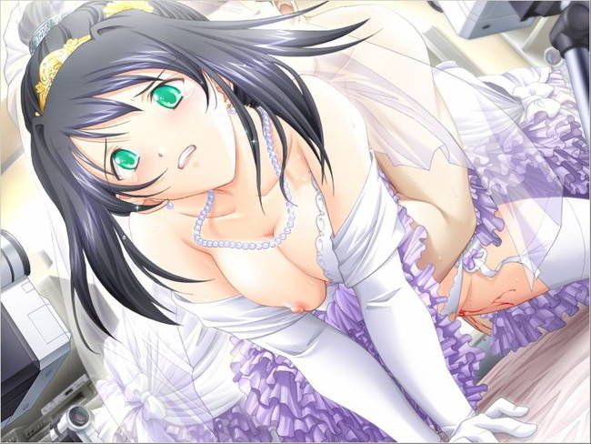 [50 sheets bride] Two-dimensional erotic image of wedding dress boring! part21 1