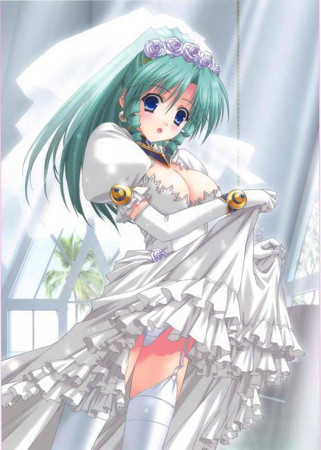 [50 sheets bride] Two-dimensional erotic image of wedding dress boring! part21 37