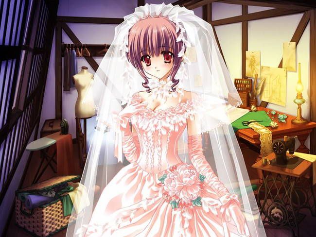 [50 sheets bride] Two-dimensional erotic image of wedding dress boring! part21 41